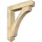 Ekena Millwork Legacy Arts and Crafts Rough Sawn Bracket w/ Offset Brace, Douglas Fir, 8"W x 40"D x 44"H BKT0806X40X44LEC03RDF - alternate 1